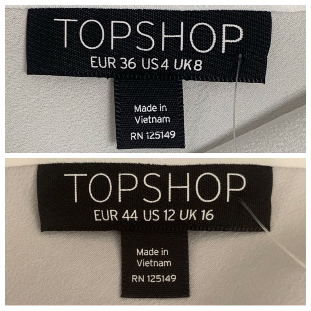 NWT Top Shop 12 White Cowl Neck Cami Tank Top - Picture 7 of 8